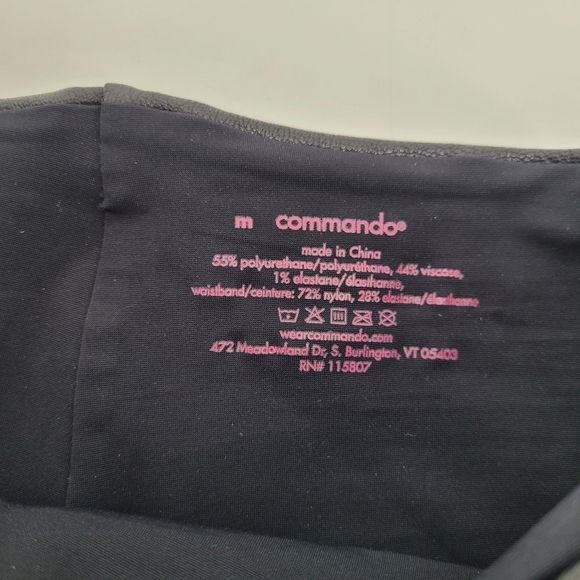 NEW Commando black faux leather leggings size Medium - Picture 4 of 6